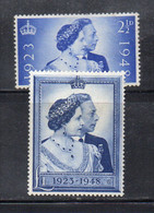 MONK142 - GRAN BRETAGNA 1948 , Unificato N. 237/238  Nuova * - Unused Stamps