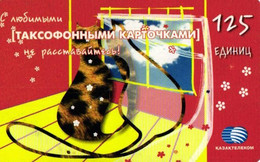 Kazkhstan:Used Phonecard, Kazaktelekom, Cat, 125 Units - Kazakhstan