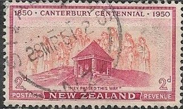 NEW ZEALAND 1950 Centenary Of Canterbury, New Zealand -2d - Cairn On Lyttleton Hills FU - Gebruikt