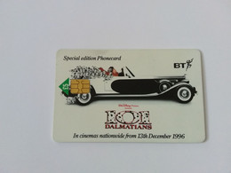 UK BT  - 101 Dalmatians Walt Disney Car Auto Film Cinema Kino Movie - BT Promociónales