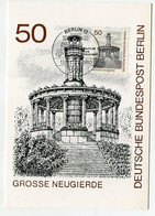 MC 106139 GERMANY/ BERLIN WEST - 1980 - Berliner Ansichten - Grosse Neugierde - Cartoline Maximum