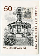 MC 106139 GERMANY/ BERLIN WEST - 1980 - Berliner Ansichten - Grosse Neugierde - Maximum Kaarten