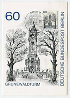 MC 106140 GERMANY/ BERLIN WEST - 1980 - Berliner Ansichten - Grunewaldturm - Cartoline Maximum