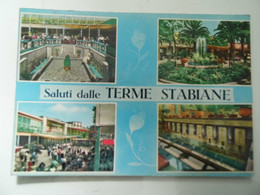 Cartolina Viaggiata "Saluti Dalla TERME STABIANE" Vedutine 1964 - Castellammare Di Stabia