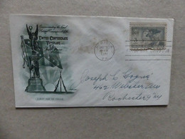 Enveloppe Premier Jour First Day Of Issue United Confederate Veterans  30 May 1951 Norfolk - 1951-1960
