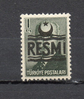 TURQUIE  SERVICE   N° 26  NEUF SANS CHARNIERE    COTE  0.15€    INONU - Timbres De Service