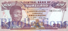 SWAZILAND 20 EMALANGENI 2001 PICK 30a UNC - Swaziland