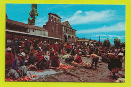 PEROU Peru Mercado Dominical De SAN JERONIMO En 1976 Marché Belle Animation Apartado 725 Cusco Peru VOIR DOS - Pérou