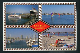 CPM : USA - LONG BEACH - "THE QUEEN CITY" OF SOUTHERN CALIFORNIA BEACH CITIES - Long Beach