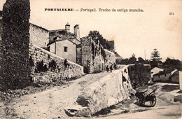 PORTALEGRE - Trecho Da Antiga Muralha - (Ed. F. A. Martins, Nº 261) - PORTUGAL - Portalegre