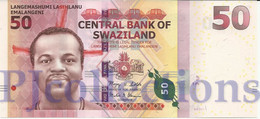 SWAZILAND 50 EMALANGENI 2010 PICK 38a UNC PREFIX "AA" - Swasiland