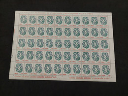 Francobolli Cinquantenario Del Rotary Italiano. 1973. Valore 50 Lire. Nuovi. Condizioni Eccellenti. Foglio Intero Di 50 - Complete Vellen