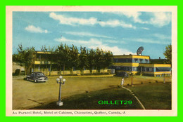 CHICOUTIMI, QUÉBEC - AU PARASOL HOTEL, MOTEL ET CABINES - CIRCULÉE EN 1955 - THE PHOTOGELATINE ENGRAVING CO - - Chicoutimi