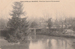 CHALONS-SUR-MARNE. - Pont Du Cours D'Ormesson - Châlons-sur-Marne