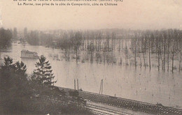 La Crue De La Marne à CHALONS-SUR-MARNE ( Janvier 1910). - La Marne, Vue Prise De La Côte De Compertrix, Côte De Chalons - Châlons-sur-Marne
