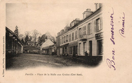 - PAVILLY. - Place De La Halle Aux Grains (Côté Nord) - Scan Verso - - Pavilly