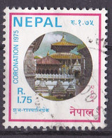 Nepal Marke Von 1975 O/used (A2-49) - Népal