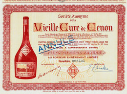 S. A. De La Vieille Cure De Cenon 1952 - A - C