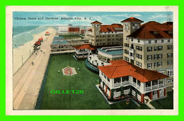 ATLANTIC CITY, NJ - CHELSEA HOTEL AND GARDENS -  WRITTEN IN 1925 -  PUB. BY SITHENS POST CARD CO - - Atlantic City