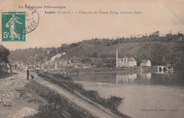 22 JUGON (C. Du N.) -  Chaussée Du Grand Etang ( Arrivée Dolo)  TB PLAN  1909.  PAS COURANT - Jugon-les-Lacs