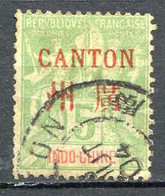 CANTON > Yvert N° 5 Ø< Oblitéré 1904 - Ø Used - Used Stamps