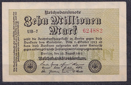 Germany - 1923 - 10 000 000 Mark  -UB-7.. R105a.. XF - 10 Millionen Mark