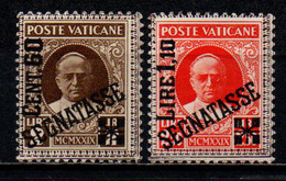 VATICANO - 1931 - EFFIGIE DEL PAPA PIO XI CON SOVRASTAMPA - MH - Taxes