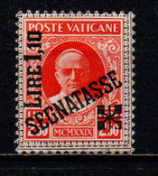 VATICANO - 1931 - EFFIGIE DEL PAPA PIO XI CON SOVRASTAMPA - MH - Postage Due