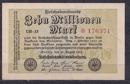 Germany - 1923 - 10 000 000 Mark  -UB-35. R105a.. UNC - 10 Millionen Mark