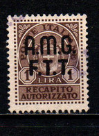 TRIESTE - AMGFTT - 1947 - SOVRASTAMPA - USATO - Portomarken