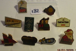 SUPER AFFAIRE A PRIX CASSE !!! LOT 182 : Lot De 10 Pin's TOUS DIFFERENTS En Très Bon état Mais SANS Les Attaches - Lots