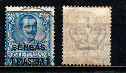 ITALIA - UFFICIO DI BENGASI - 1901 - EFFIGIE DEL RE VITTORIO EMANUELE III - FLOREALE DA 25 CENT. - USATO - General Issues