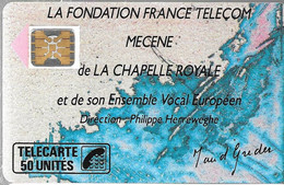 CARTE-PUBLIC-1989-50U-F77A-SC5On-CHAPELLE ROYALE-3-6Pe 106254-UTILISE-TBE - 1989