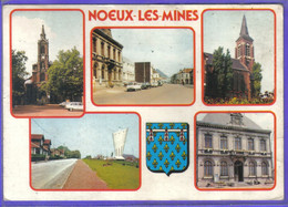 Carte Postale 62. Noeux-les-Mines Le Chateau D'eau La Mairie   Très Beau Plan - Noeux Les Mines