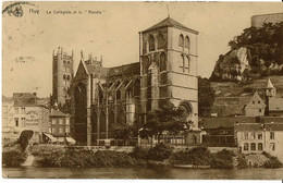 Huy  La Collegiale Et Le Rondia - Hoei