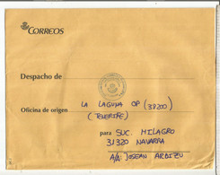LA LAGUNA TENERIFE FRANQUICIA DE CORREOS DIRECCION ZONA 7 - Franchigia Postale