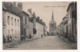 CPA CHEROY  Rue De L Hotel De Ville  1910 - Cheroy