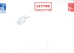 PAP TSC 100 G Conseil Général De Seine Maritime - Marianne De Luquet RF- Lot 0402958 - Prêts-à-poster:Stamped On Demand & Semi-official Overprinting (1995-...)
