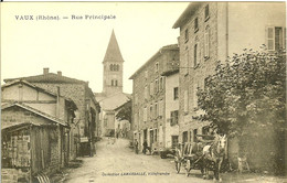 69 VAUX INTERIEUR TRES JOLI DU VILLAGE AVEC L EGLISE AU FOND LES LIVRAISONS A DOMICILE SE FONT AVEC CHARRETTE ET CHEVAL - Vaux-en-Velin