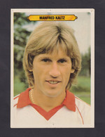 Fußball Superstars Maxi-Sammelbild 7 Manfred Kaltz HSV Hamburger Sportverein 1982 - Autógrafos