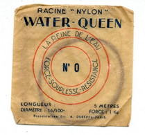 Matériel De Pêche / Collection Thème Pêche / Ancien Sachet De Bas De Ligne - Racine Water Queen N° 0 - Vissen