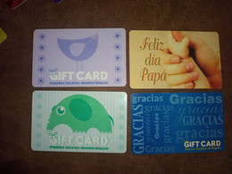 COSTA RICA, CENTRAL AMÉRICA: 4 DIFFERENT GIFT CARDS - Costa Rica