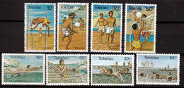 TOKELAU 1980 & 81  SET MNH   SPORTS - Tokelau