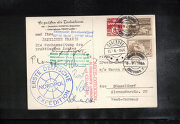 Greenland 1966 Erste Deutsche Nordpol Expedition - Peary Land Interesting Postcard - Expéditions Arctiques