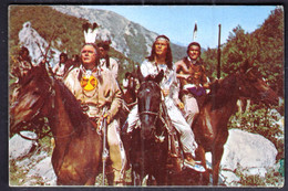 Winnetou I & II, Film Movie / 104 / Winnetou, Chief, Indians, Horses / Collection Trading Card, Eikon Verlag Belp, 1965 - Other & Unclassified