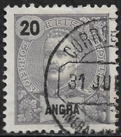 Angra – 1897 King Carlos 20 Réis Used Stamp - Angra