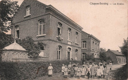 CPA Chapon Seraing - Les Ecoles - Tres Animé - Groupe D'enfants - - Other & Unclassified