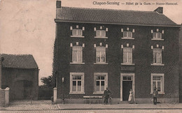 CPA Chapon Seraing - Hôtel De La Gare - Stasse-Hansoul - Velo - Gare Sans Train - - Otros & Sin Clasificación