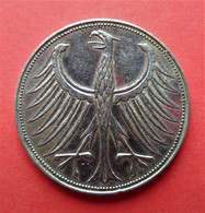 - ALLEMAGNE - 5 Deutsche Mark 1963 G - Argent - - 5 Mark