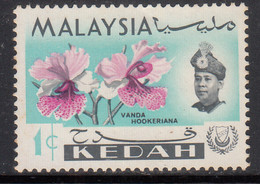 1c Kedah Used 1965, Flower, Plant, Malaya - Kedah